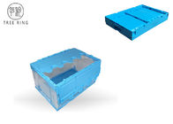 50 লিটার ভাঁজ প্লাস্টিক Collapsible প্লাস্টিক Crate 4 হ্যান্ডলগুলি সঙ্গে 600 * 400 * 280