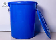 লাল রঙ 100L প্লাস্টিক খাদ্য সংগ্রহস্থল buckets এবং শুকনো খাদ্য প্যাকেজিং জন্য হ্যান্ডেল সঙ্গে হ্যান্ডেল
