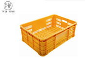 Ventilated কোন Collapsible প্লাস্টিক Crate, খাদ্য গ্রেড স্ট্যাকিং মিষ্টান্ন ট্রে