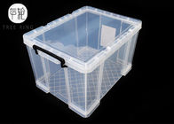 খাদ্য গ্রেড স্ট্যাকেবল প্লাস্টিক স্টোরেজ বিন, 60 লিটার প্লাস্টিক Crate বক্স
