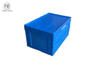 টার্নওভার Collapsible প্লাস্টিক Crate Foldable ঢাকনা সঙ্গে প্লাস্টিক স্টোরেজ Crate মুভিং