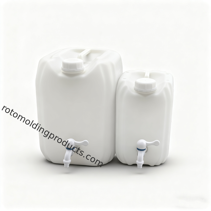 নলযুক্ত ১০ লিটার লিক-প্রুফ প্লাস্টিক জ্যারিক্যান, স্ট্যাকযোগ্য এবং বহুমুখী স্টোরেজ সমাধানের জন্য রাসায়নিক প্রতিরোধী