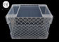 32 লিটার পরিষ্কার প্লাস্টিক Foldable কন্টেইনার, খাদ্য গ্রেড প্লাস্টিক স্ট্যাকিং Crates