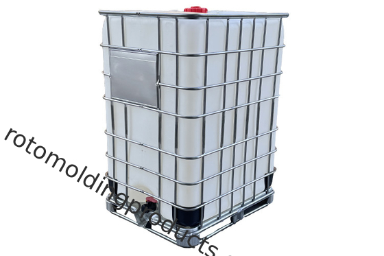 1500 লিটার Ibc মধ্যবর্তী বাল্ক কনটেইনার 1200*1100*1165mm রাসায়নিক সঞ্চয় এবং পরিবহন জন্য